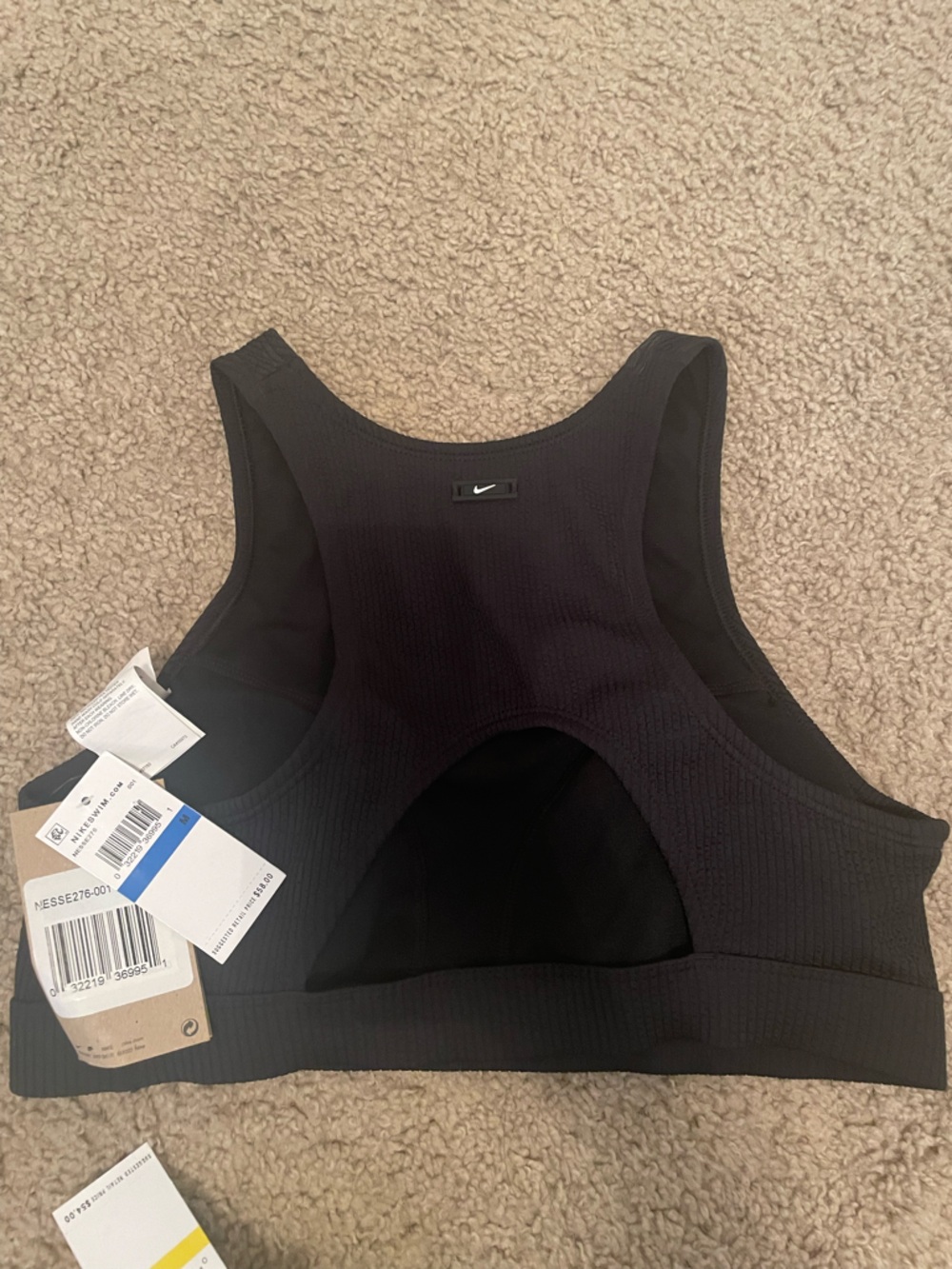 Nike Black Ribbed Bikini Set - Picture 4 of 5